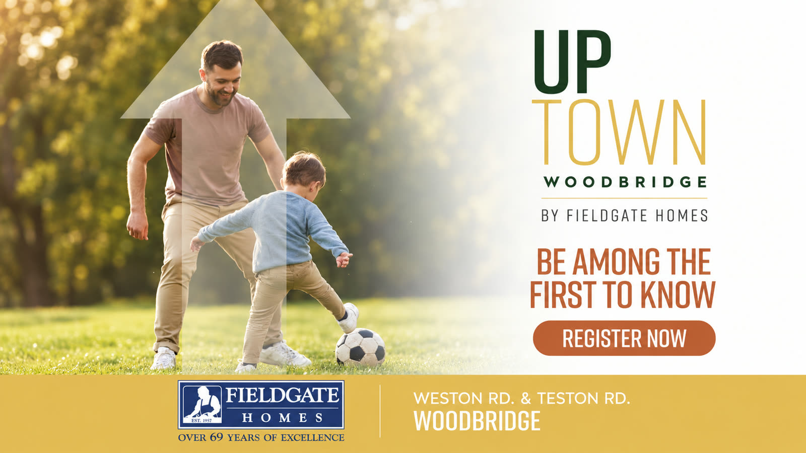 UpTown Woodbridge by Fieldgate Homes — be among the first to know, register now
